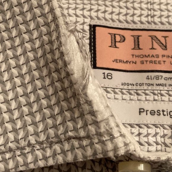 Thomas Pink Prestige Mens Long Sleeve Button Down Shirt Jermyn Street London - Picture 5 of 5